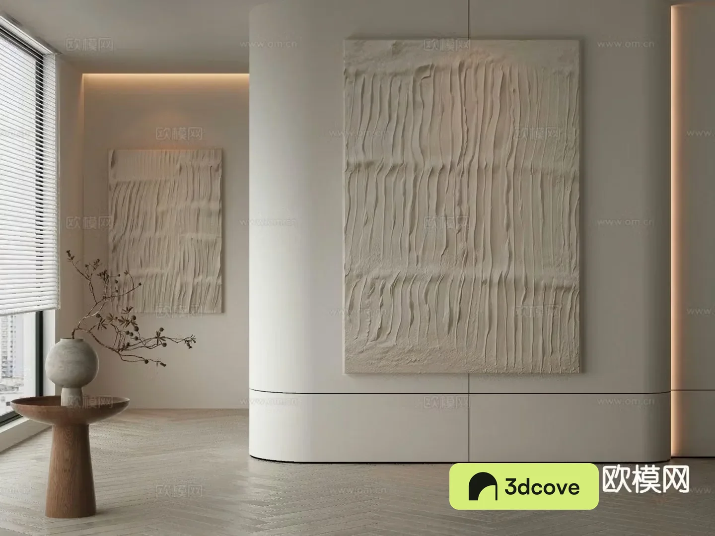 Wabi-sabi art painting texture painting decorative painting
