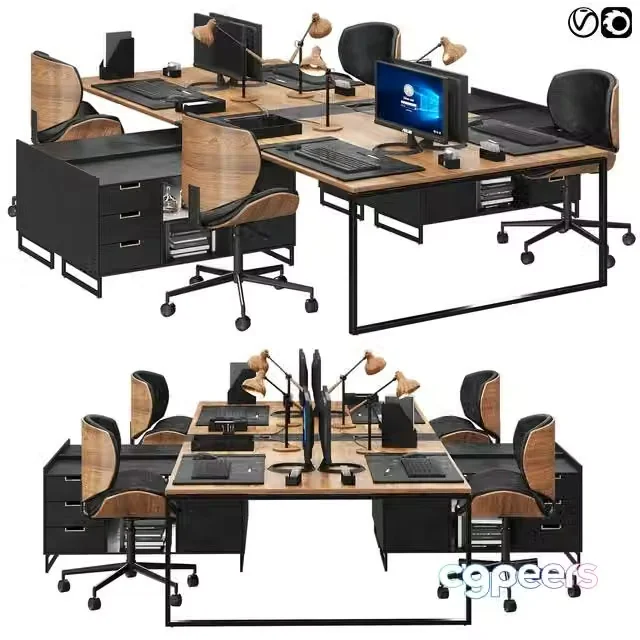 3ds Max Free – office furniture set 02