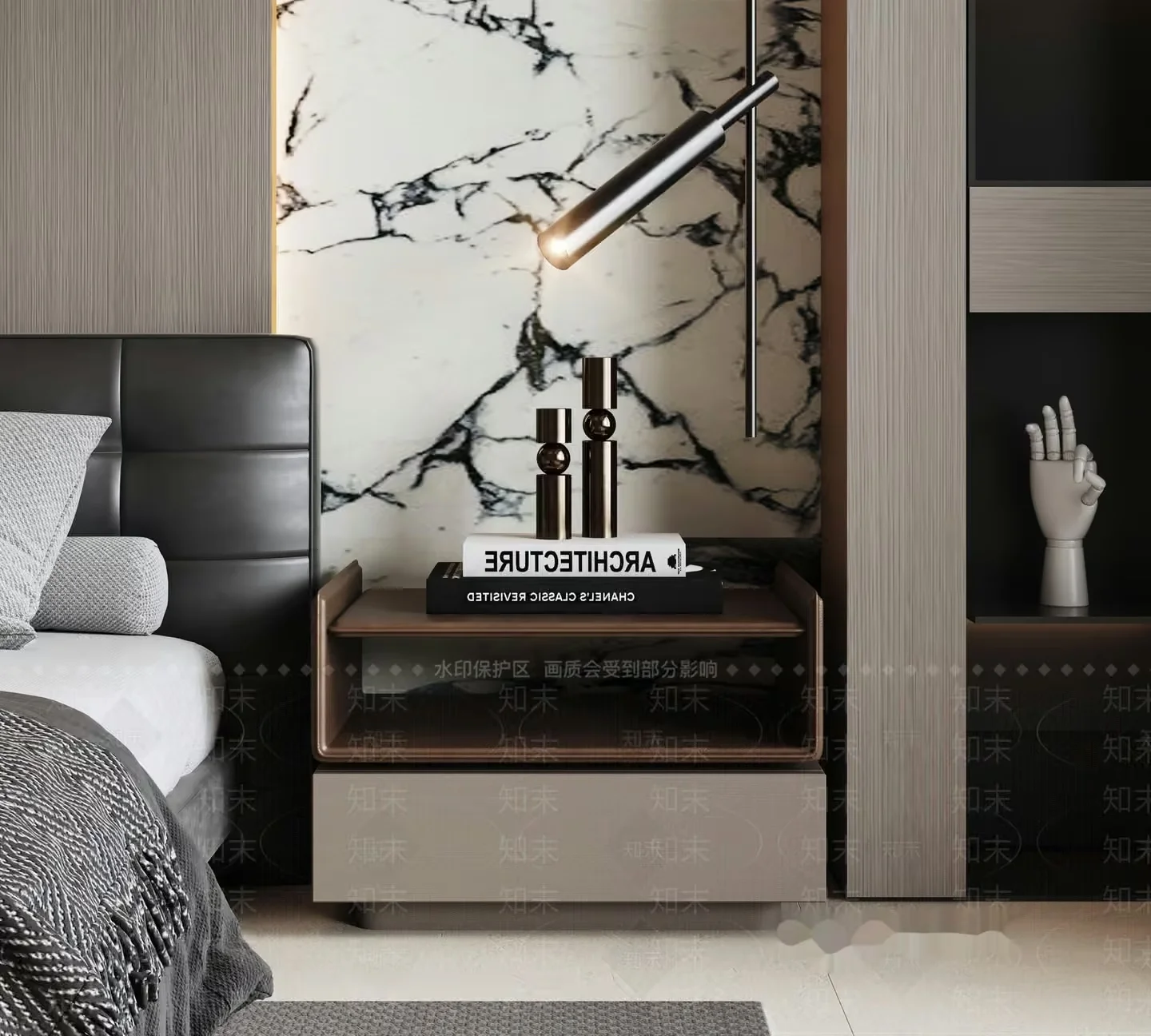 Modern Bedroom Design 3D Model – 16026 – VRAY Render