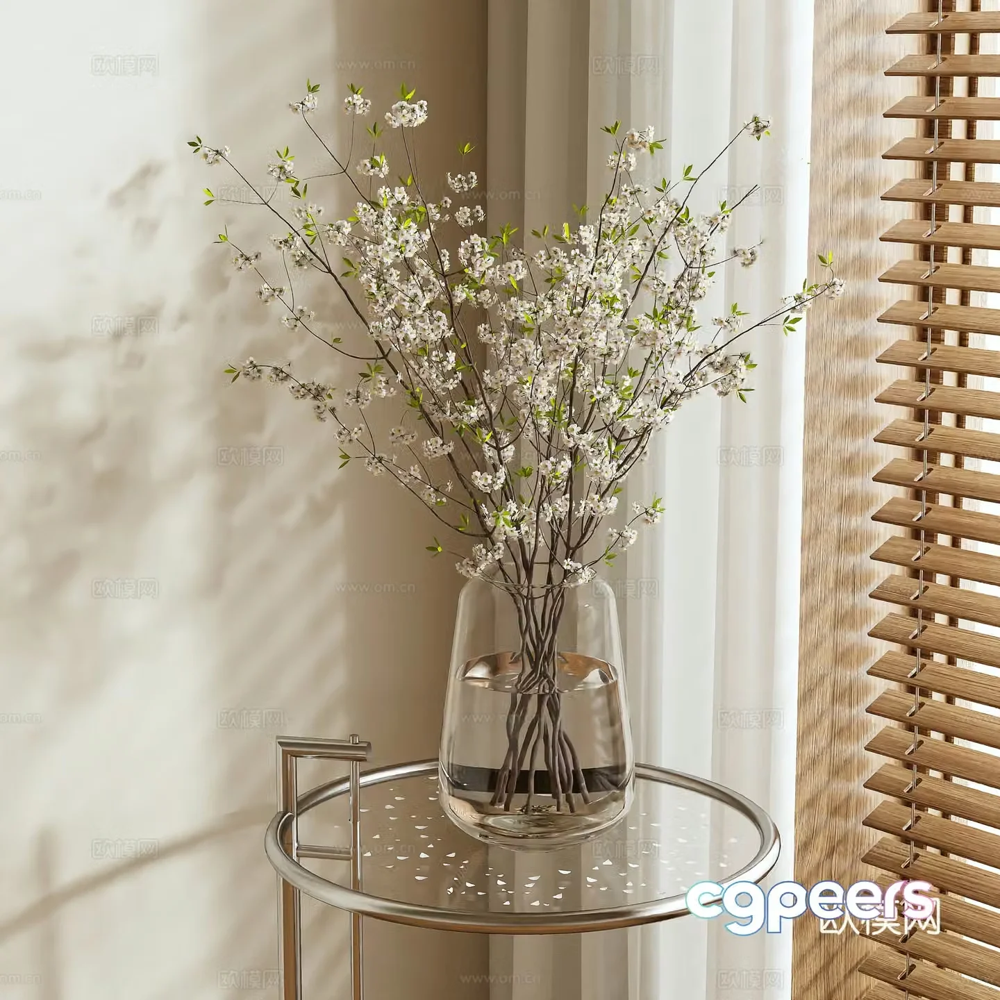 vase floral arrangement flower arrangement flowers 3d model