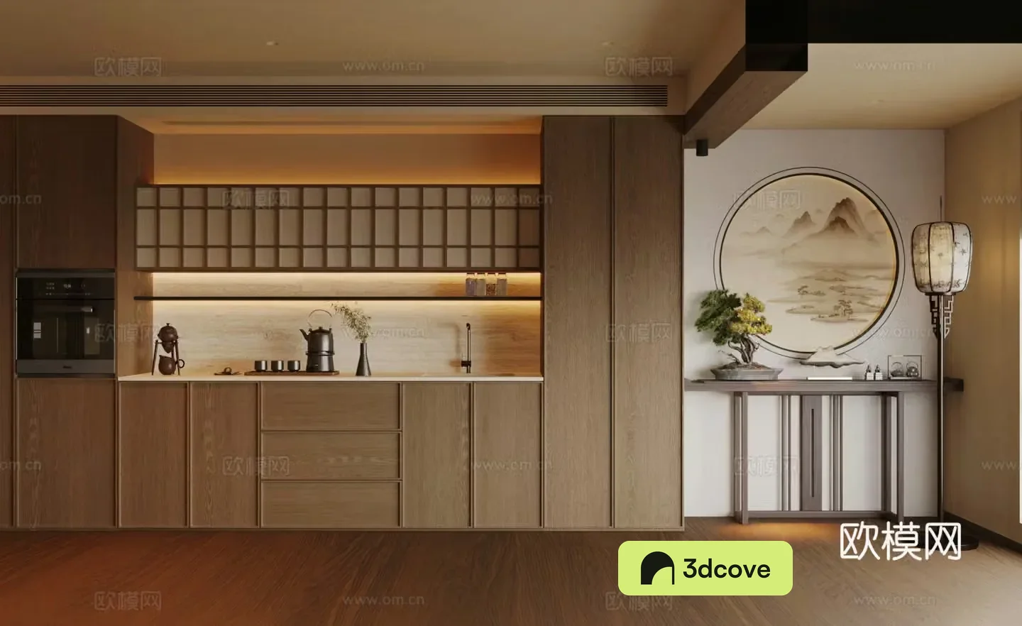 New Chinese-style Zen sideboard meal preparation cabinet finished sideboard tea cabinet sideboard