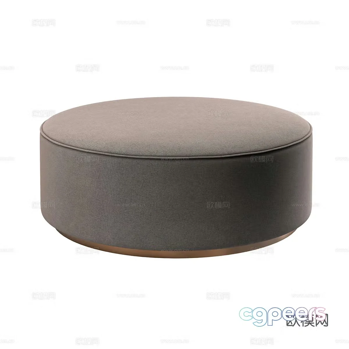 Modern simple seat cushion sofa seat cushion low stool seat cushion 3d model