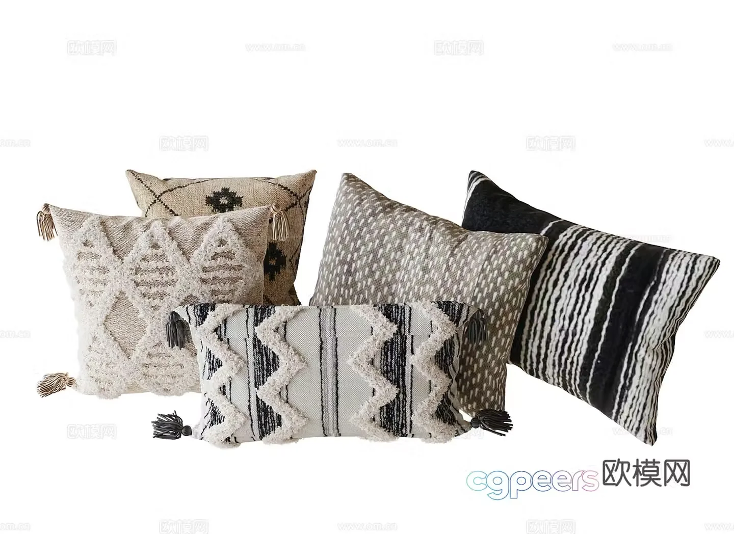 Modern pillow 3d model