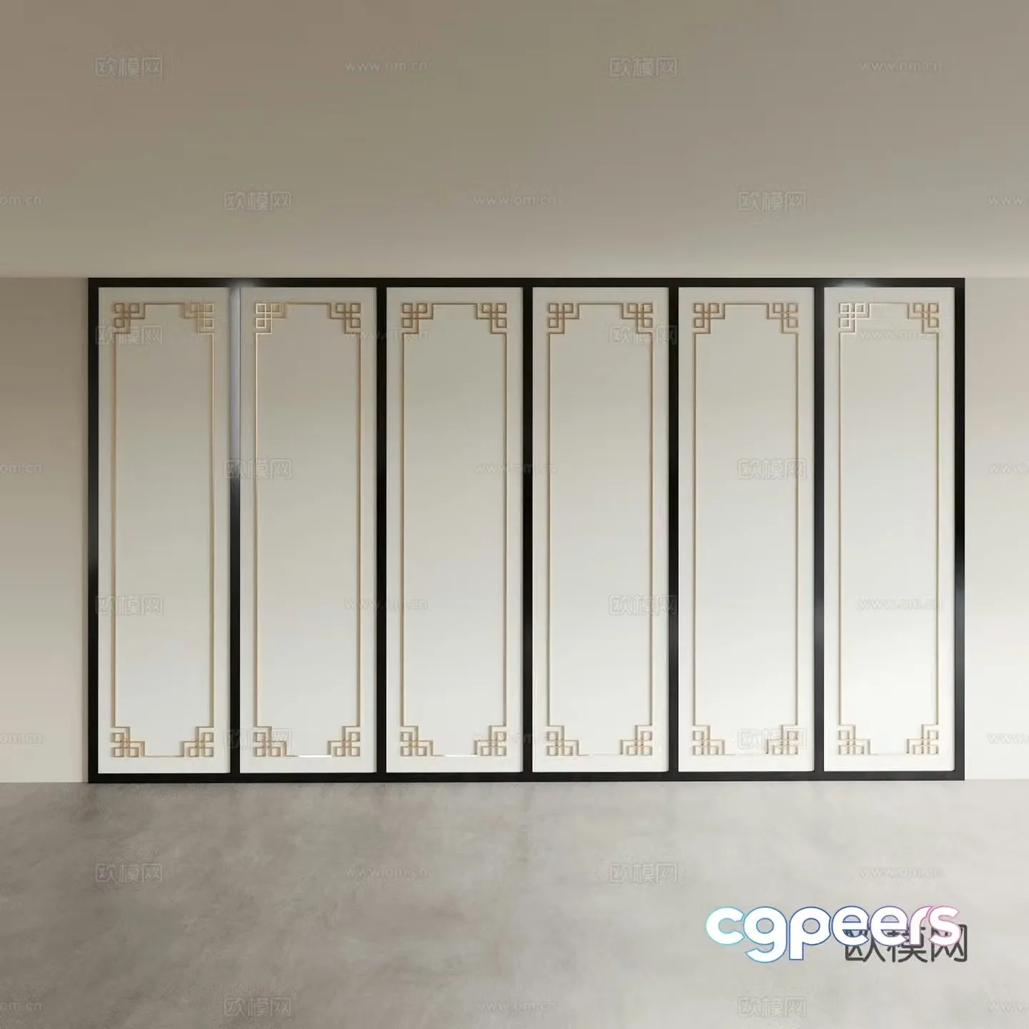 Wall panel 3d model