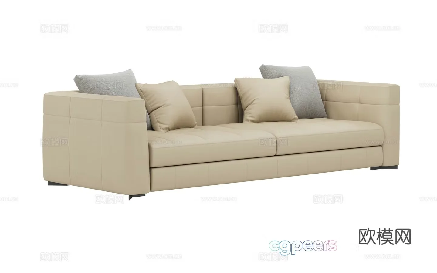 Modern love sofa 3d model