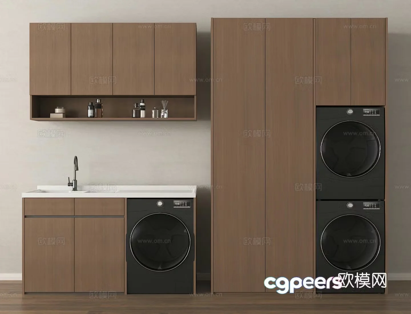 Washing cabinet 3d model