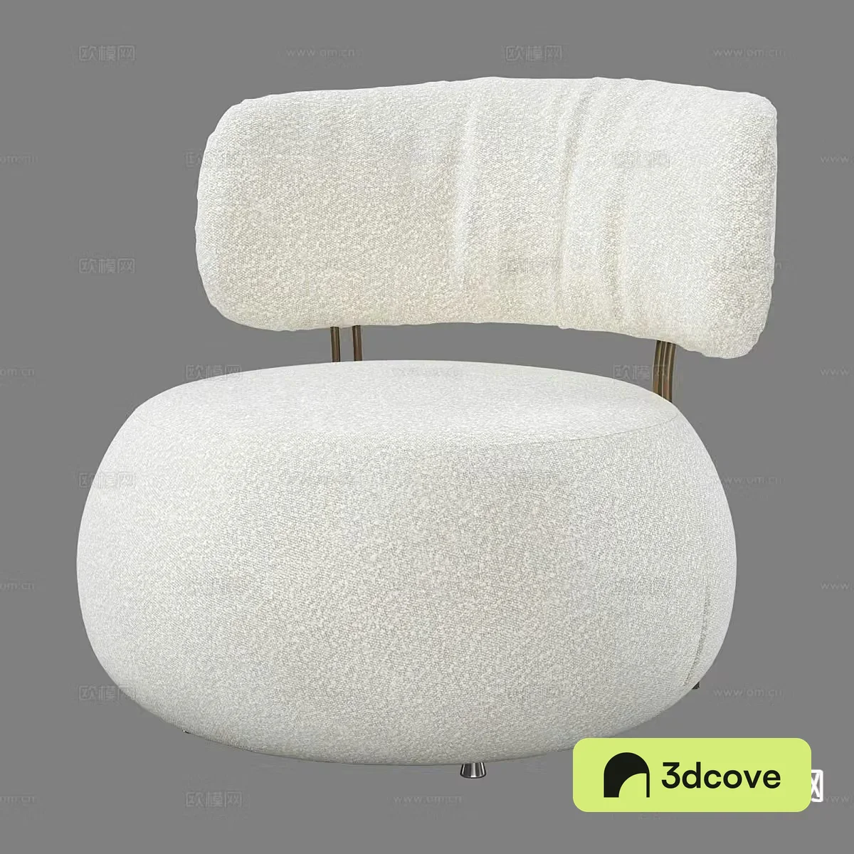 Cashmere chair sofa chair leisure sofa