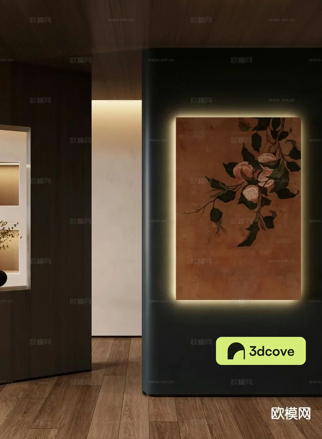 Chinese flower painting decorative painting