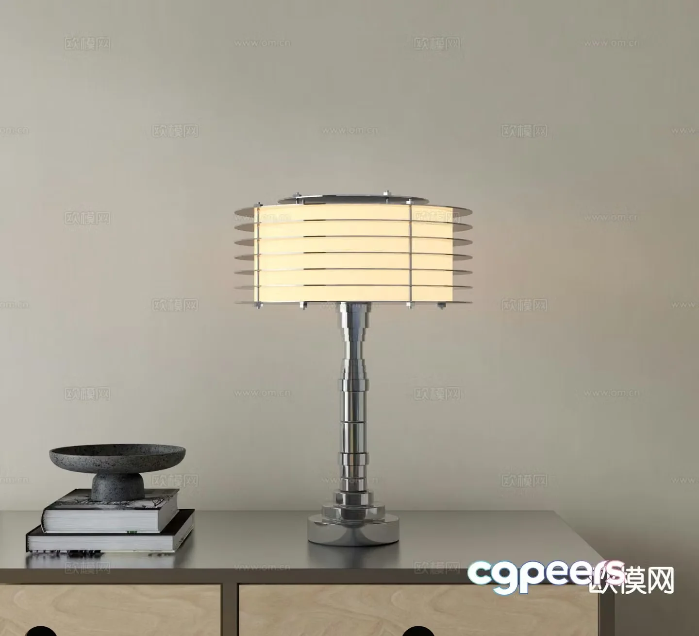 Industrial style desk lamp metal desk lamp 3d model