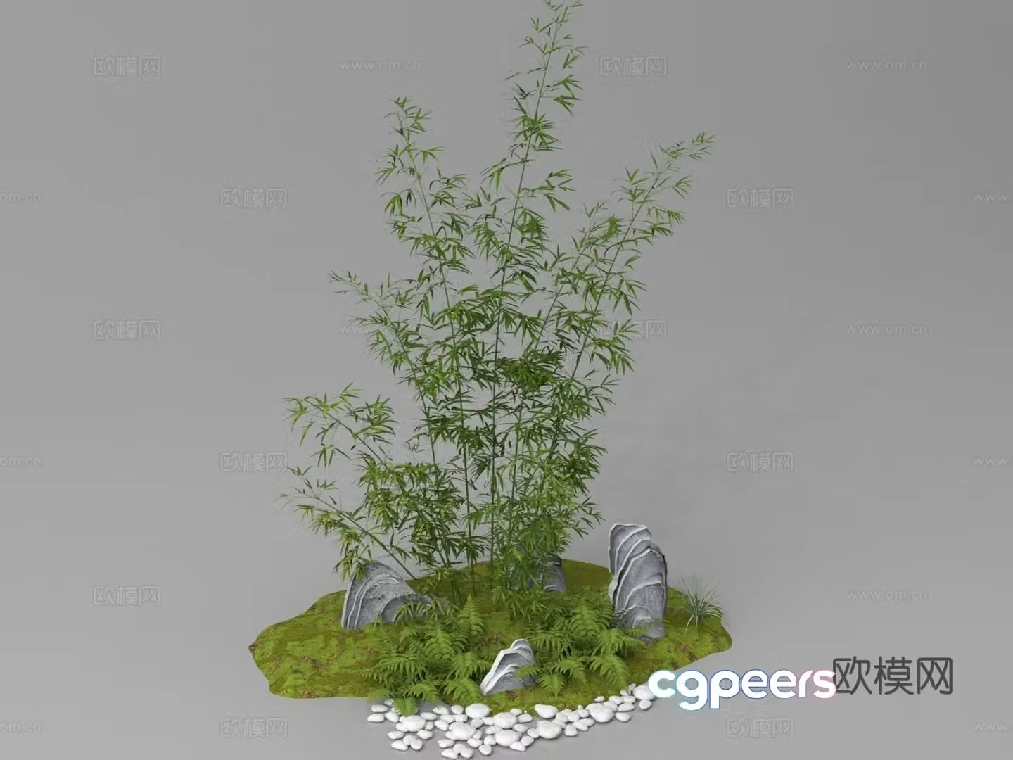 Plant Landscape Garden Sketch Landscape Sketch 3D Model
