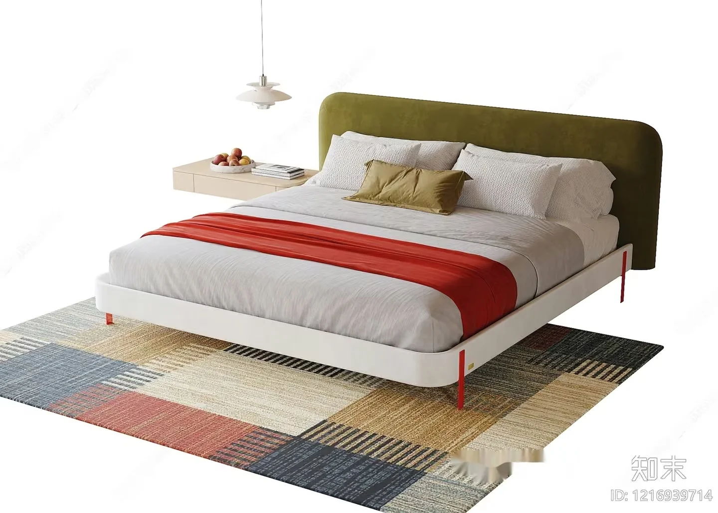 Cozy Bedroom 3D Model – 18446 – VRAY Render