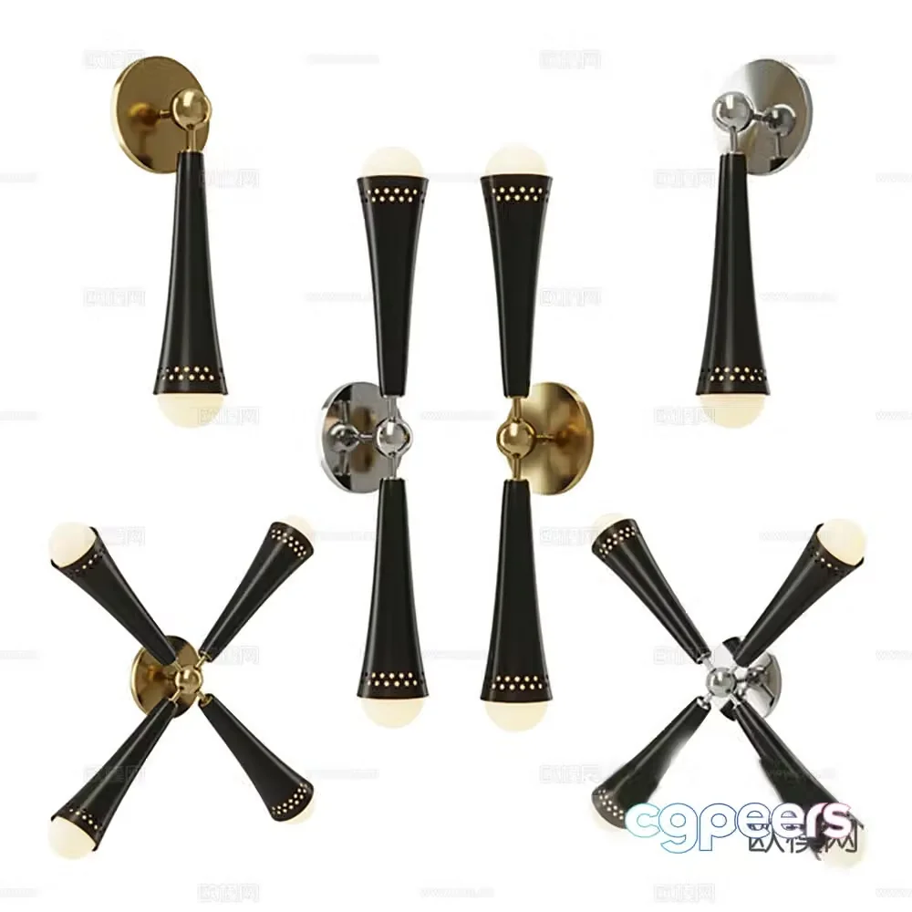 Lamps wall lamps decorative lamps lighting 3d model