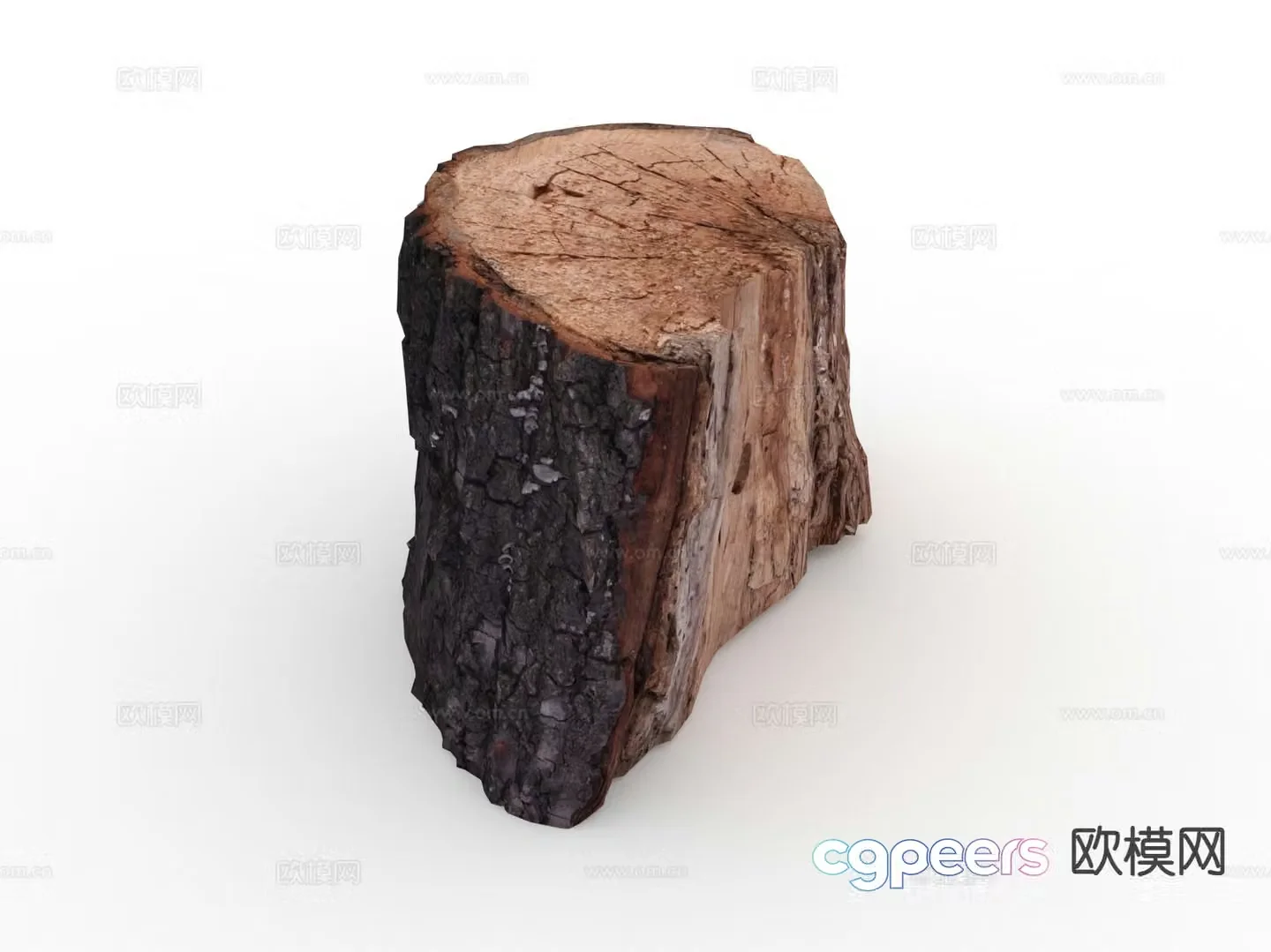 wood pile firewood tree stump tree stump 3d model