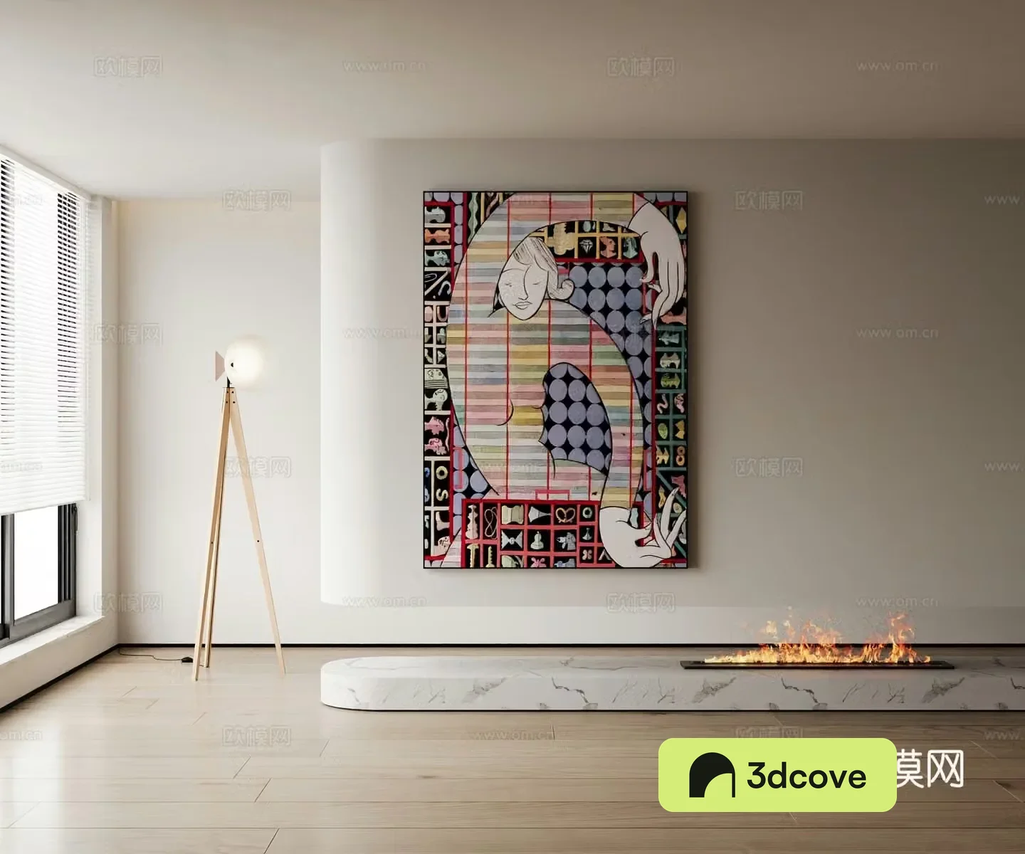 Modern decorative painting