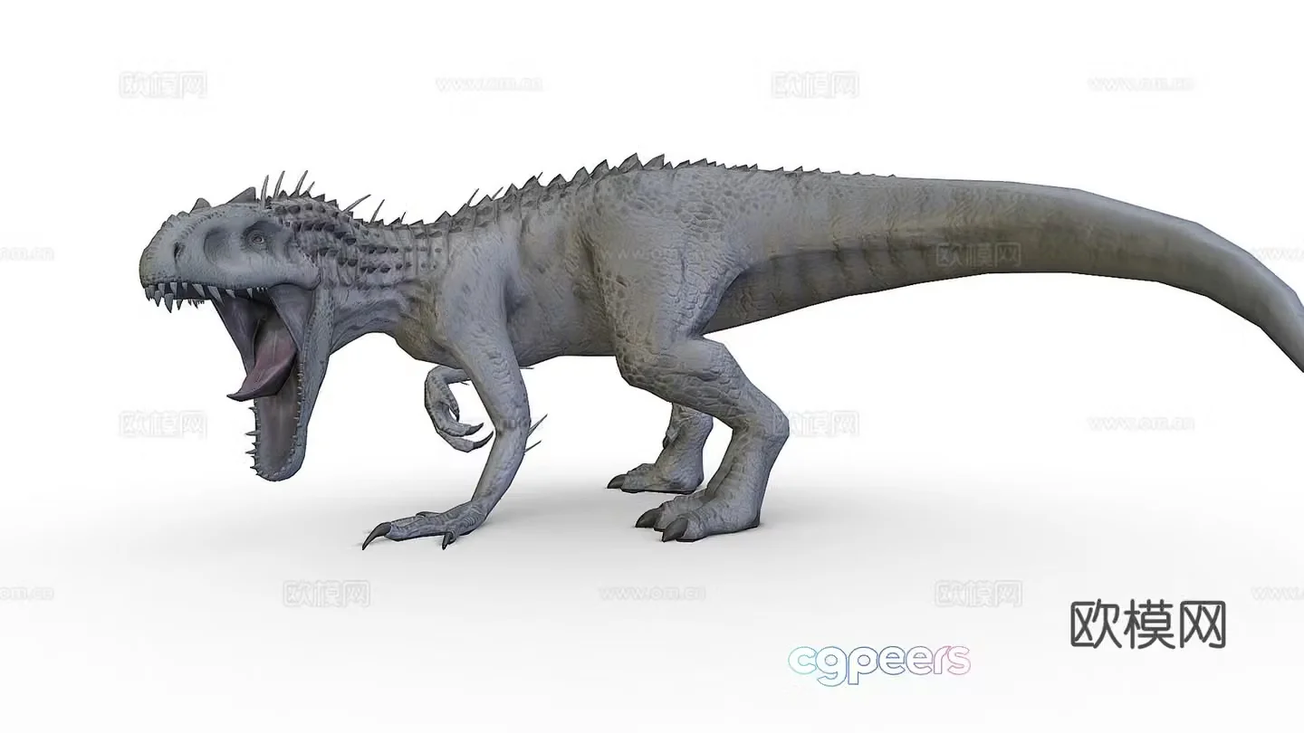 Jurassic World Tyrannosaurus Rex Statue 3D Model