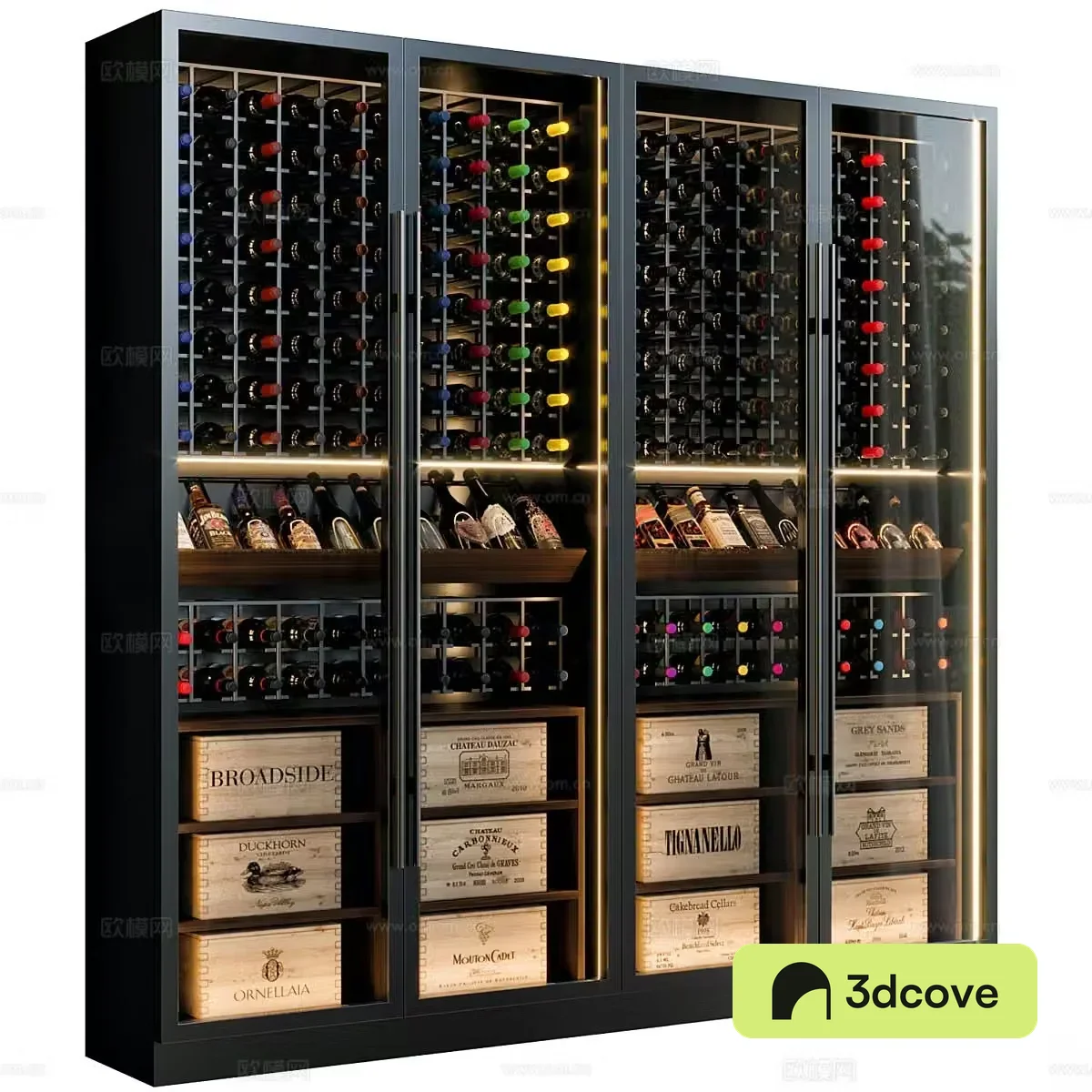 Italian wine cabinet red wine cabinet