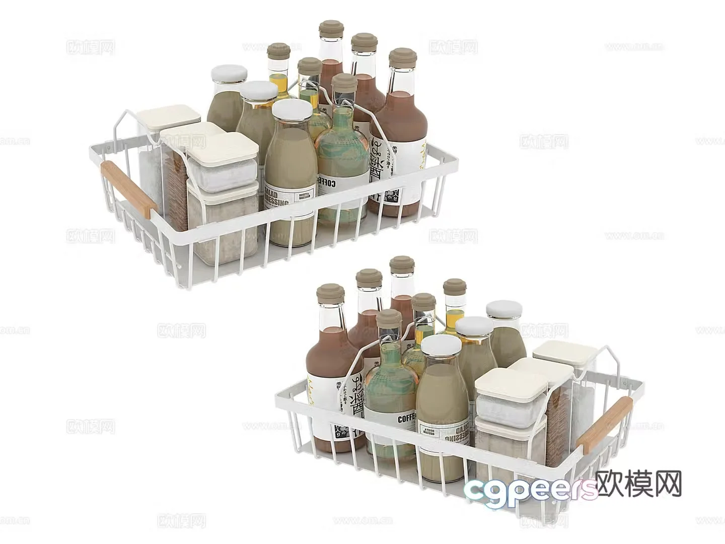 Daily necessities shelf 3d model