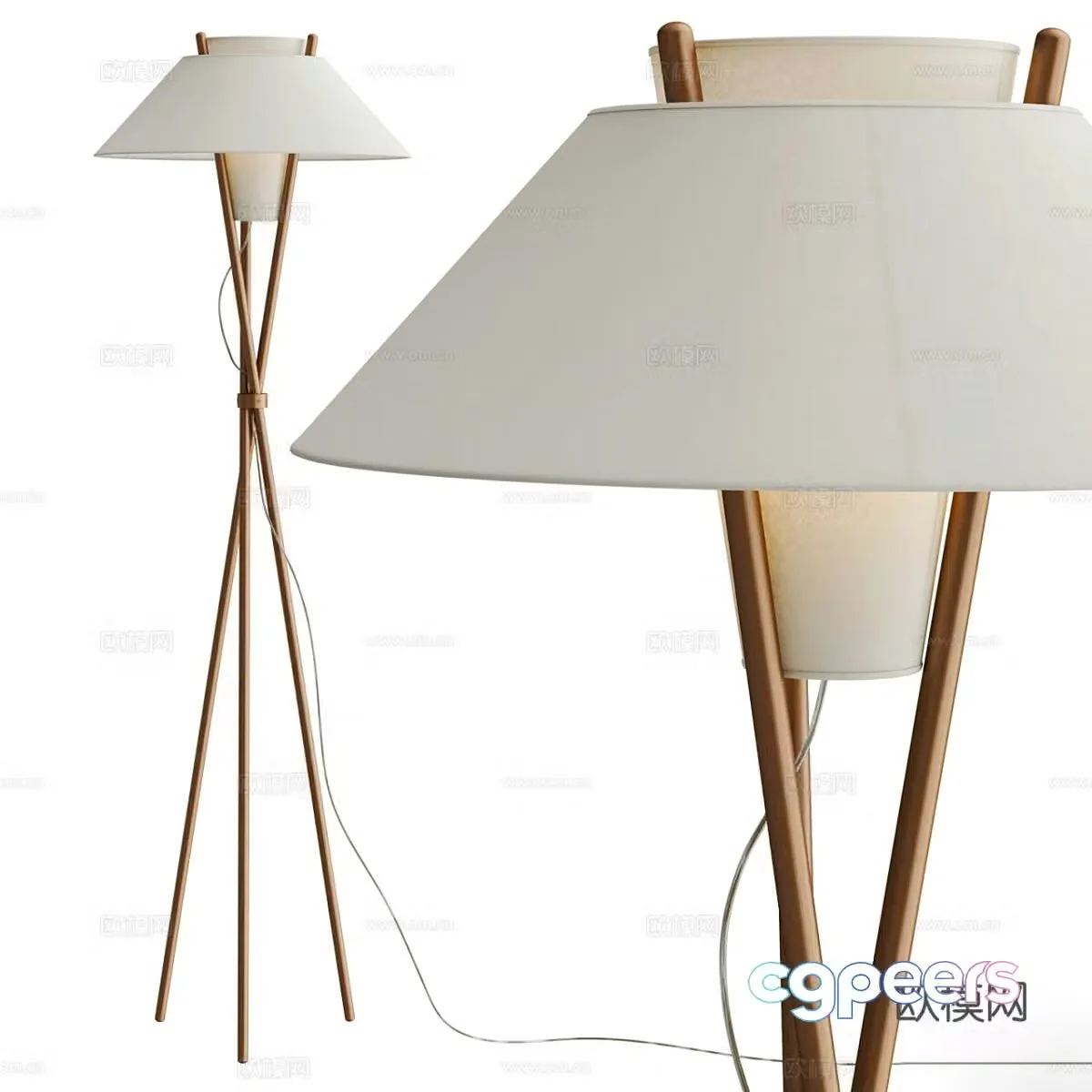 Floor lamp 3d model