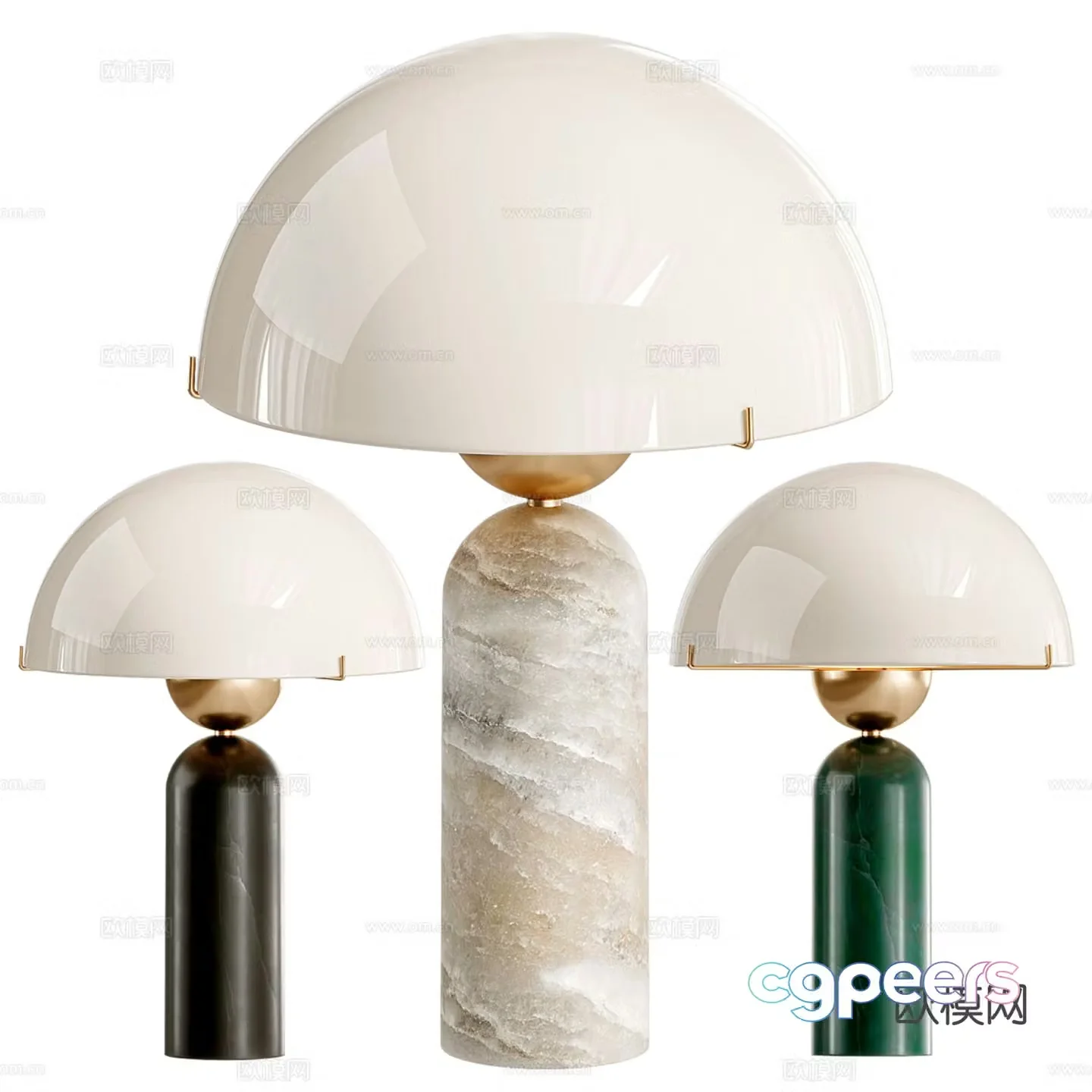 Modern desk lamp 3d model