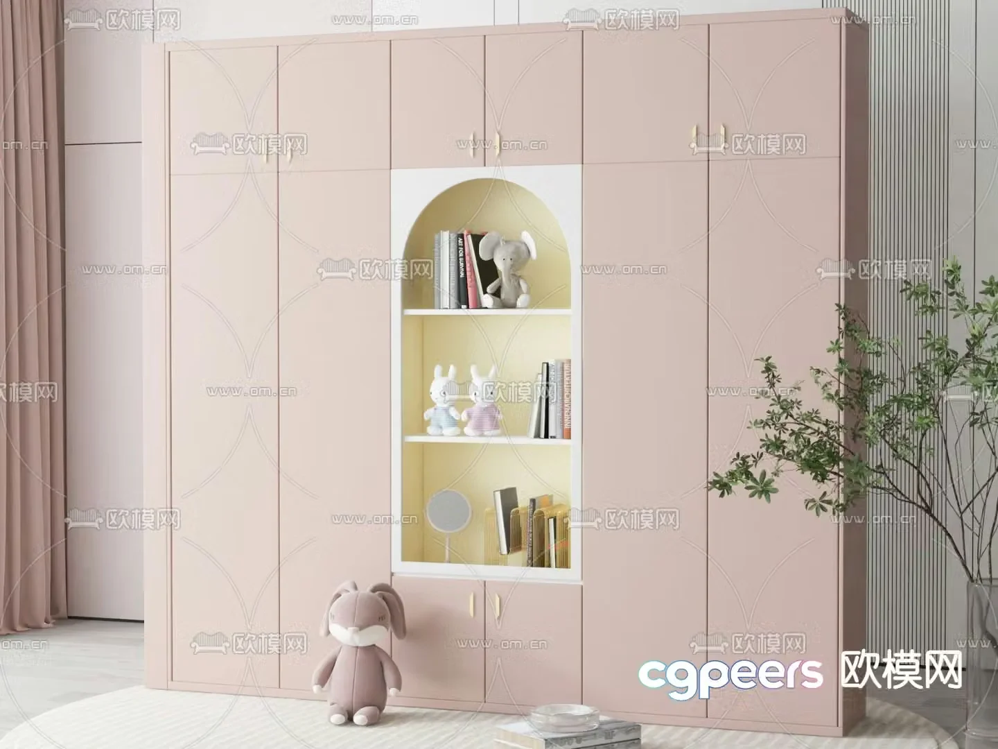 Children’s wardrobe 3d model