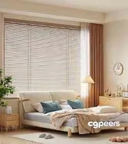 Cozy Bedroom 3D Model – 10198 – VRAY Render