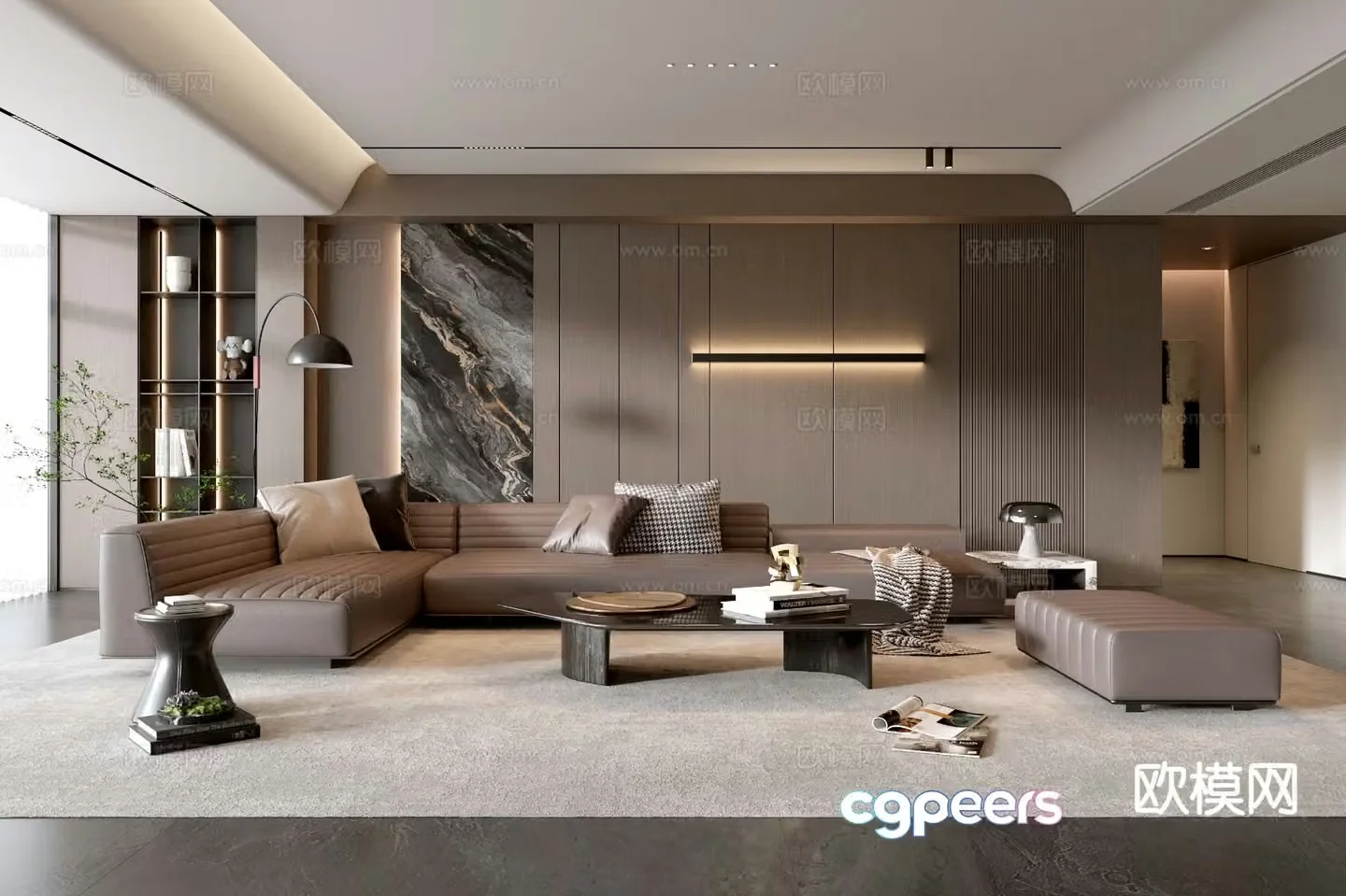 Italian living room 3d model