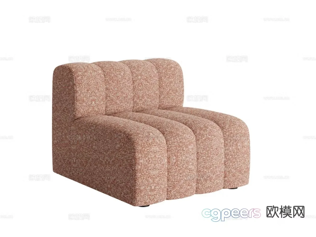 Single sofa leisure sofa 3d model