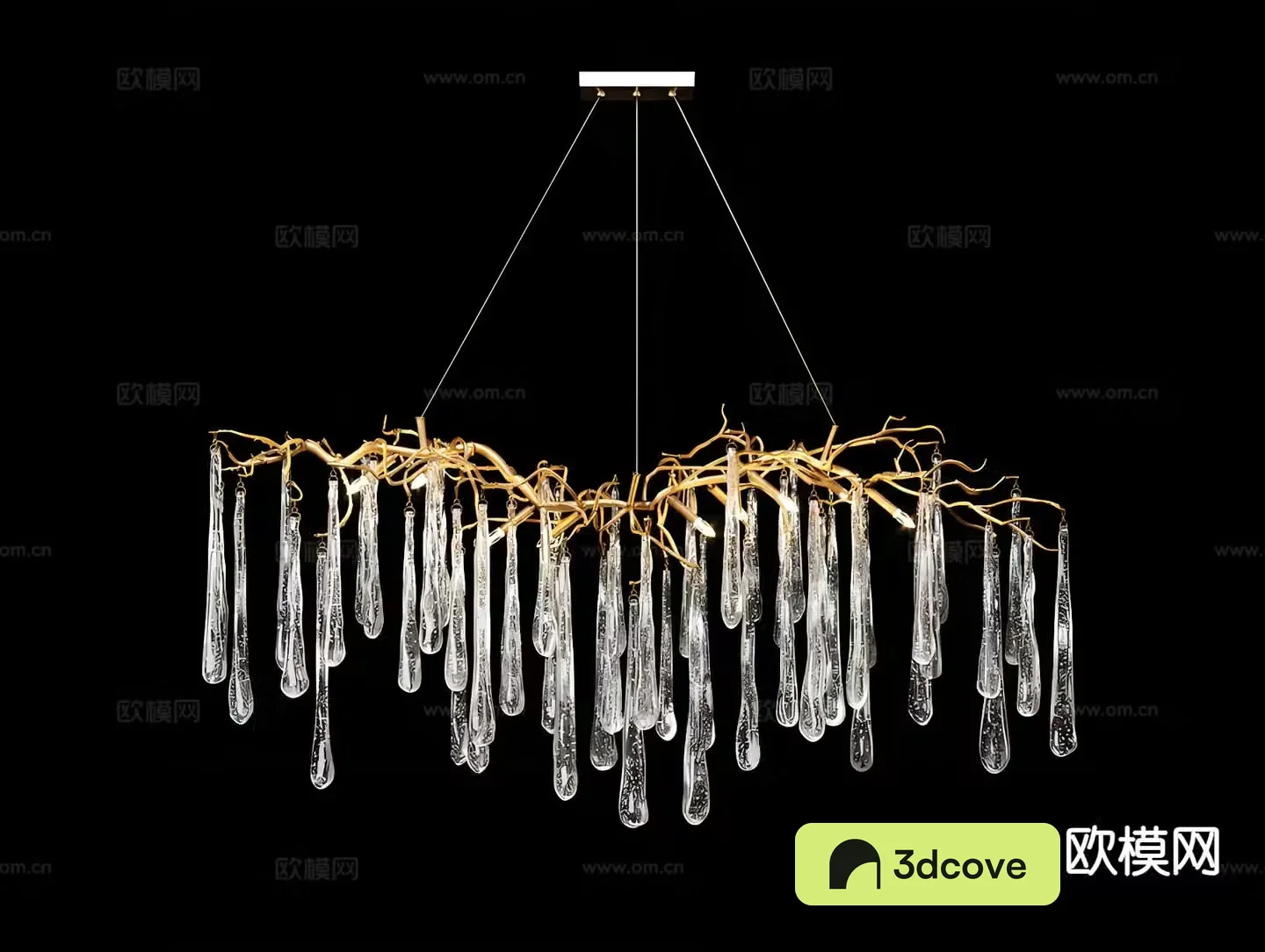 Modern chandelier crystal lamp