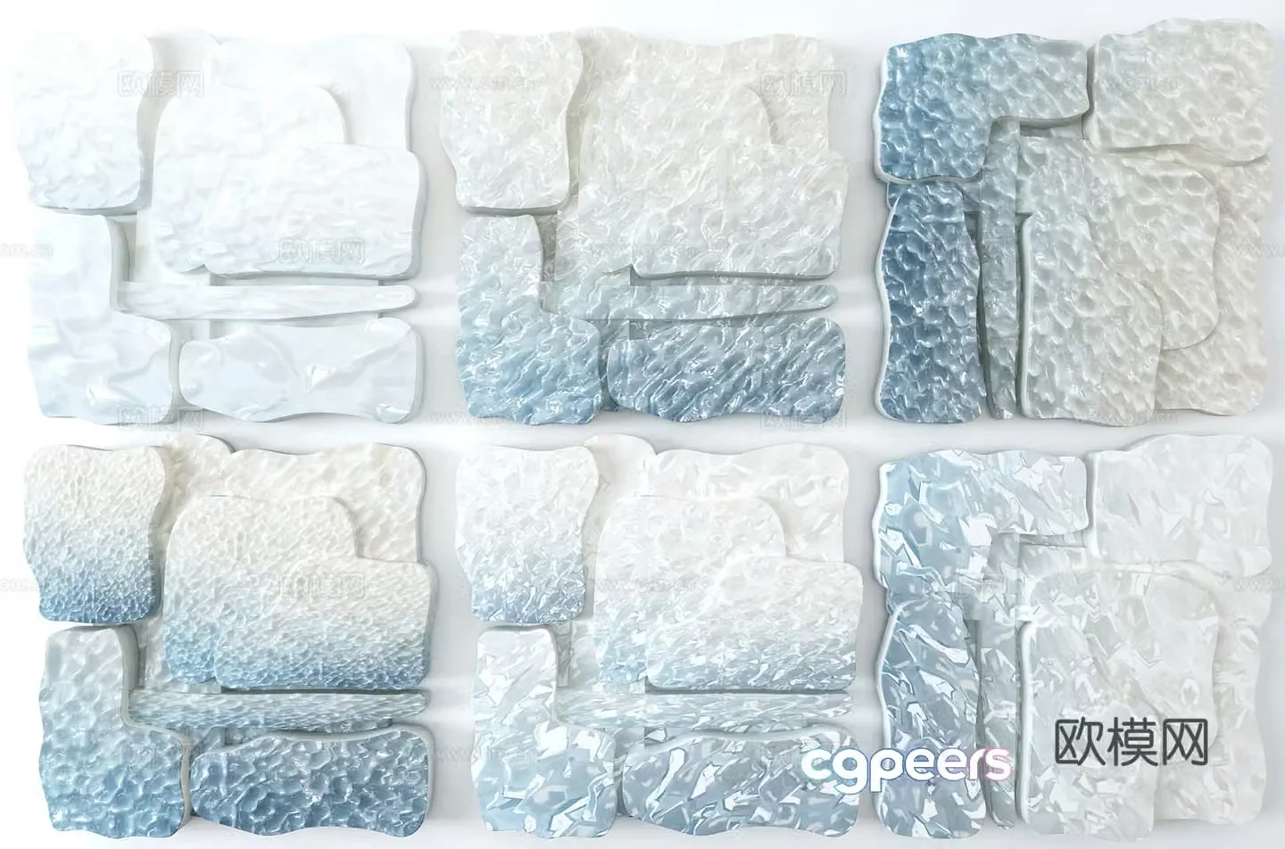 3D wall decoration model