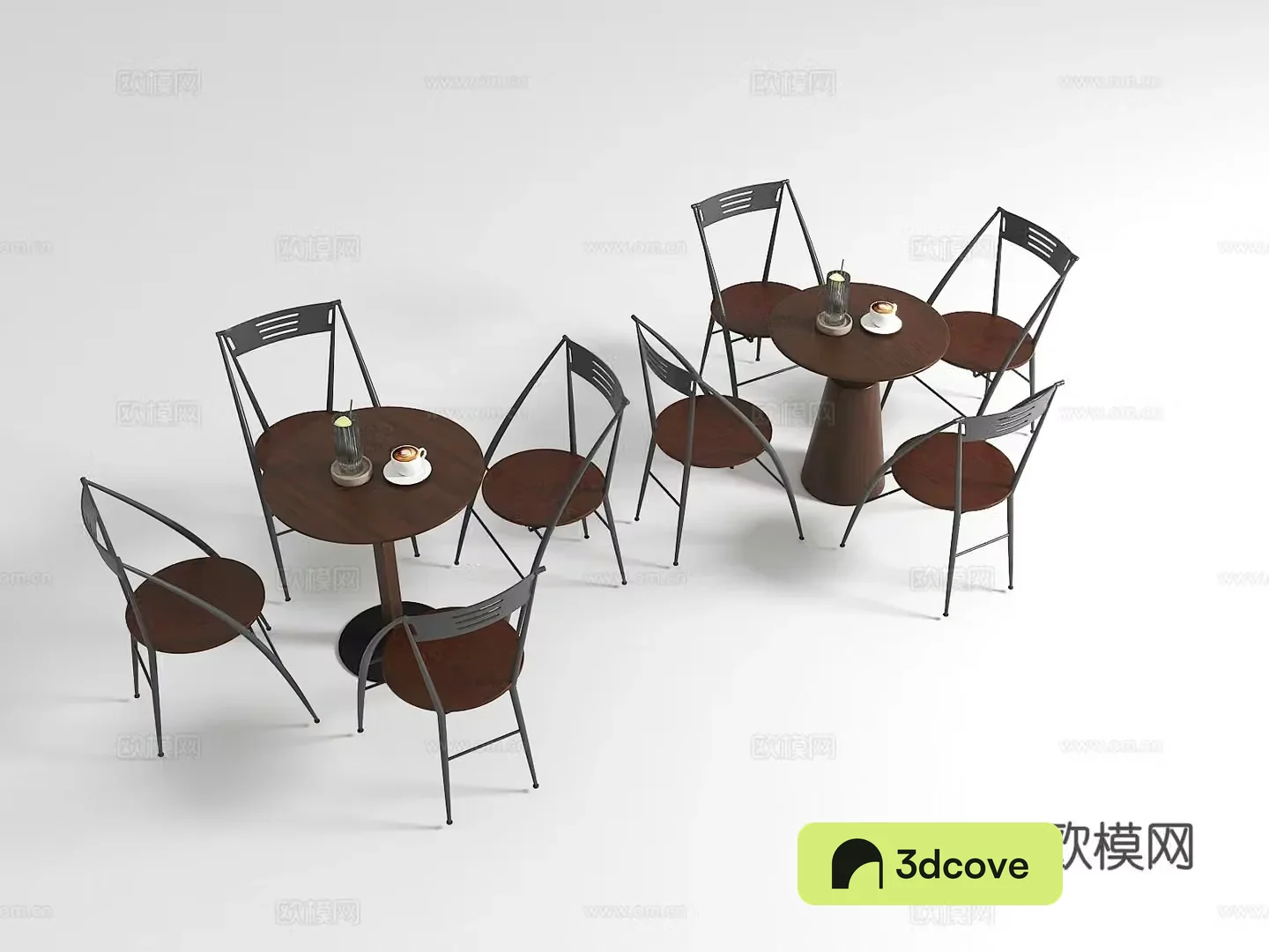 Wabi Sabi Leisure Table and Chair Coffee Table and Chair
