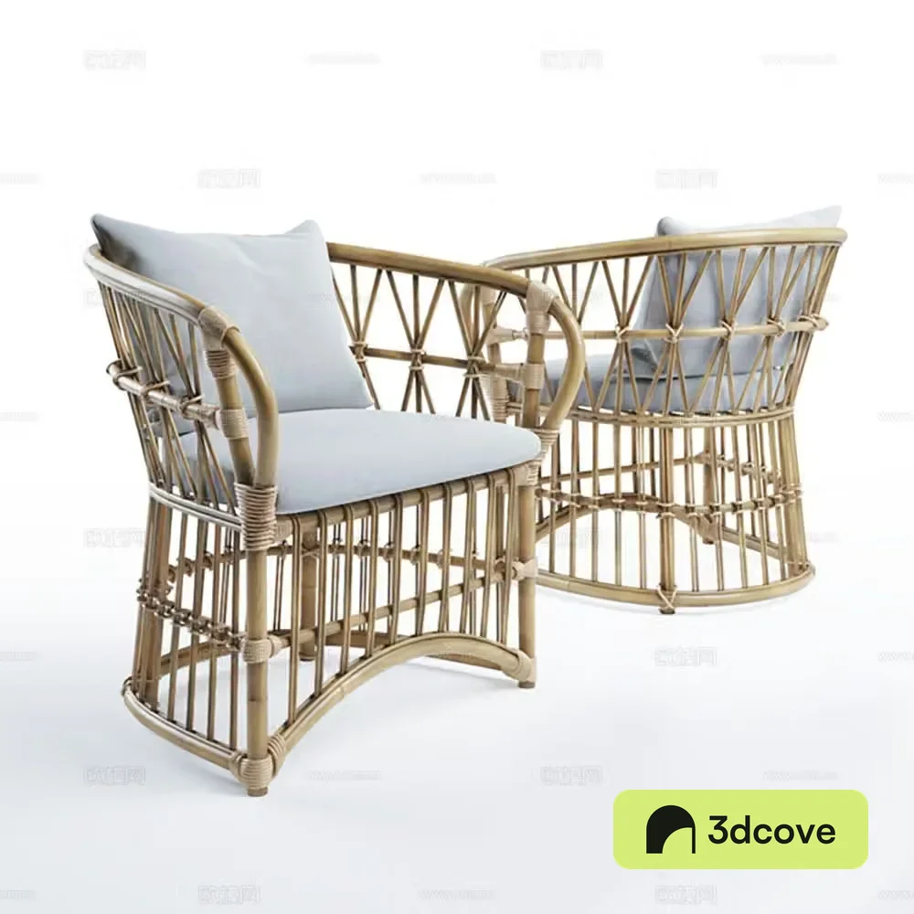 Rattan chair leisure chair single chair outdoor chair
