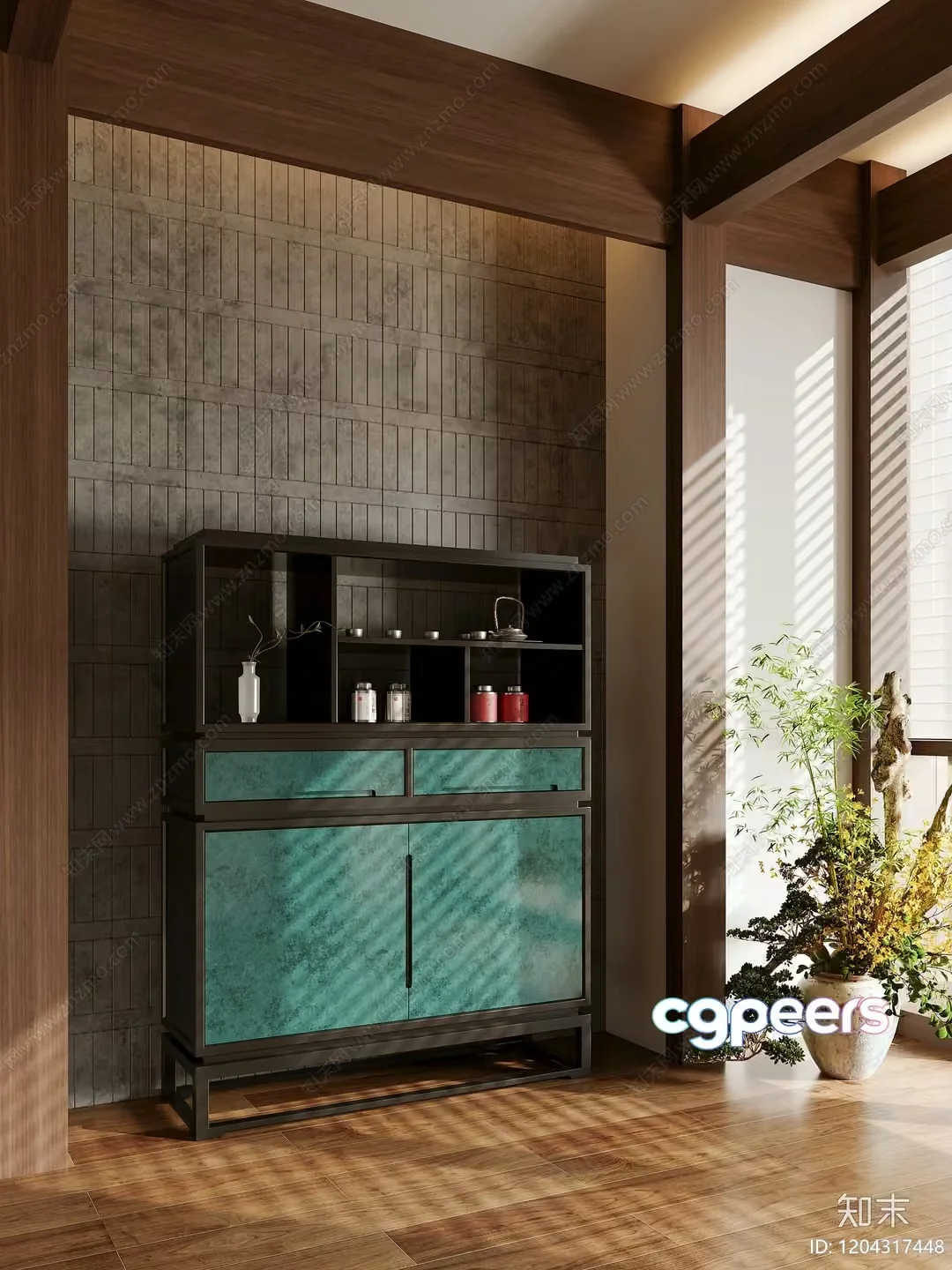 Modern Living Room 3D Model – 2065 – CORONA Render