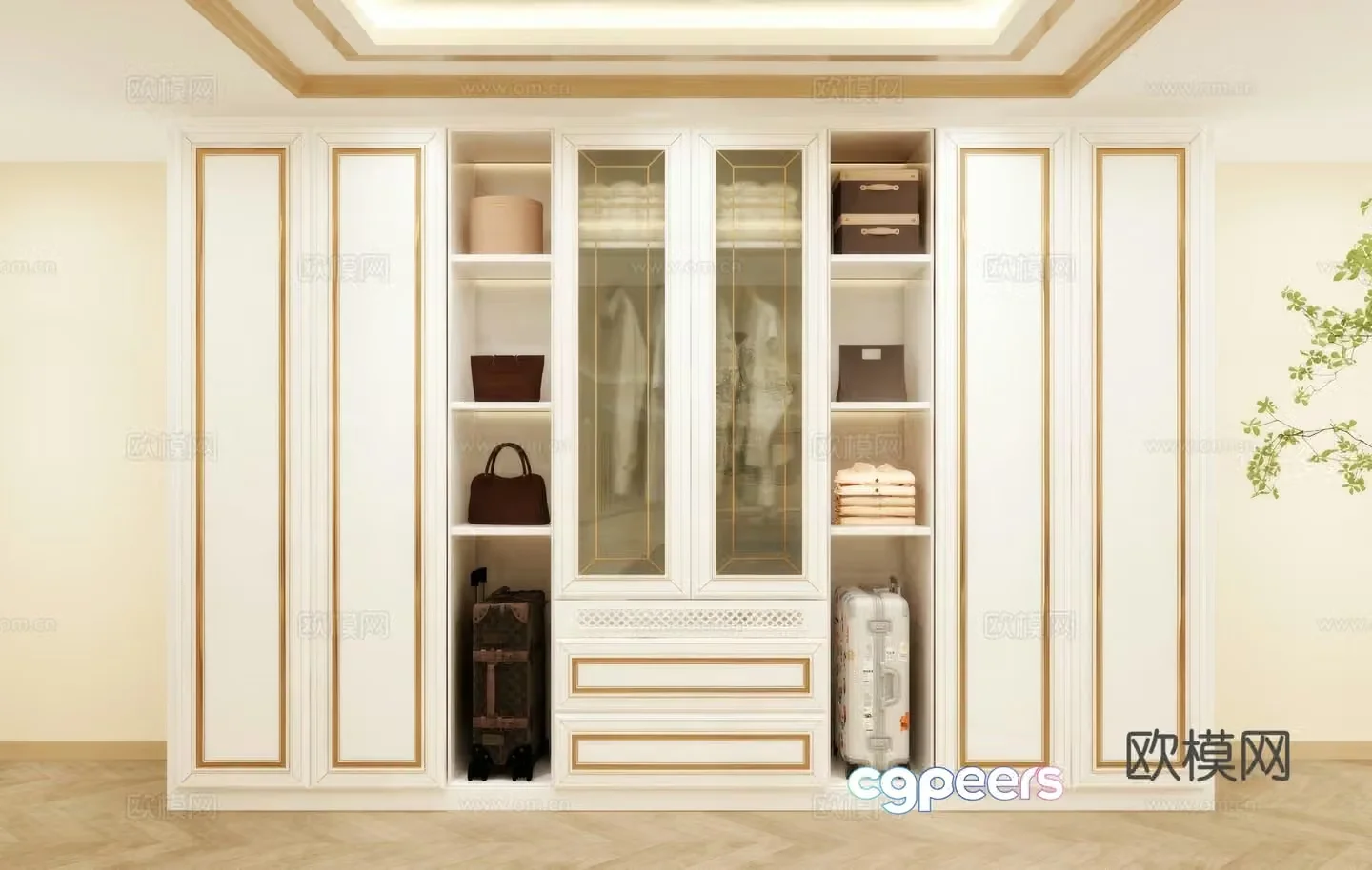 Wardrobe design Wardrobe renderings Wardrobe wardrobe design Wardrobe cabinet 3d model