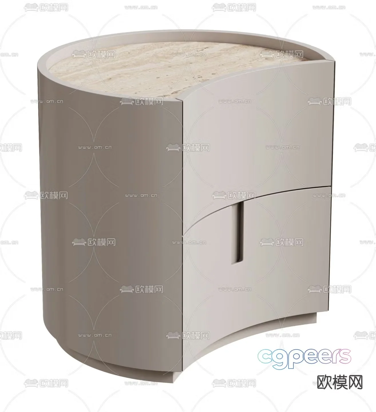 Casa Magna bedside table 3d model