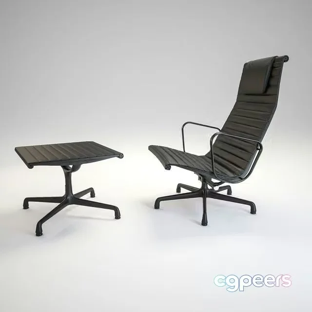 3ds Max Free – Eames Aluminum Group Chairs