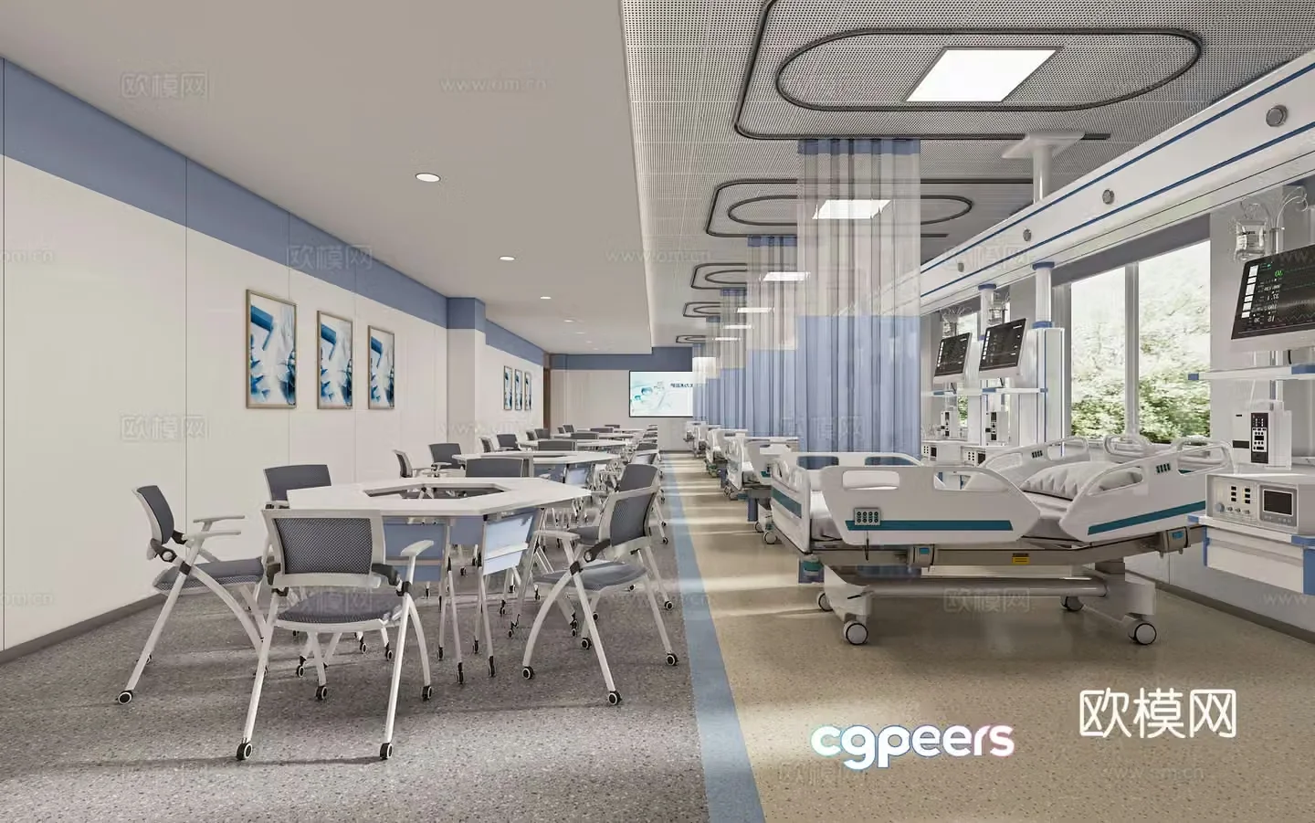 Modern ward theory and integrated classroom 3D model