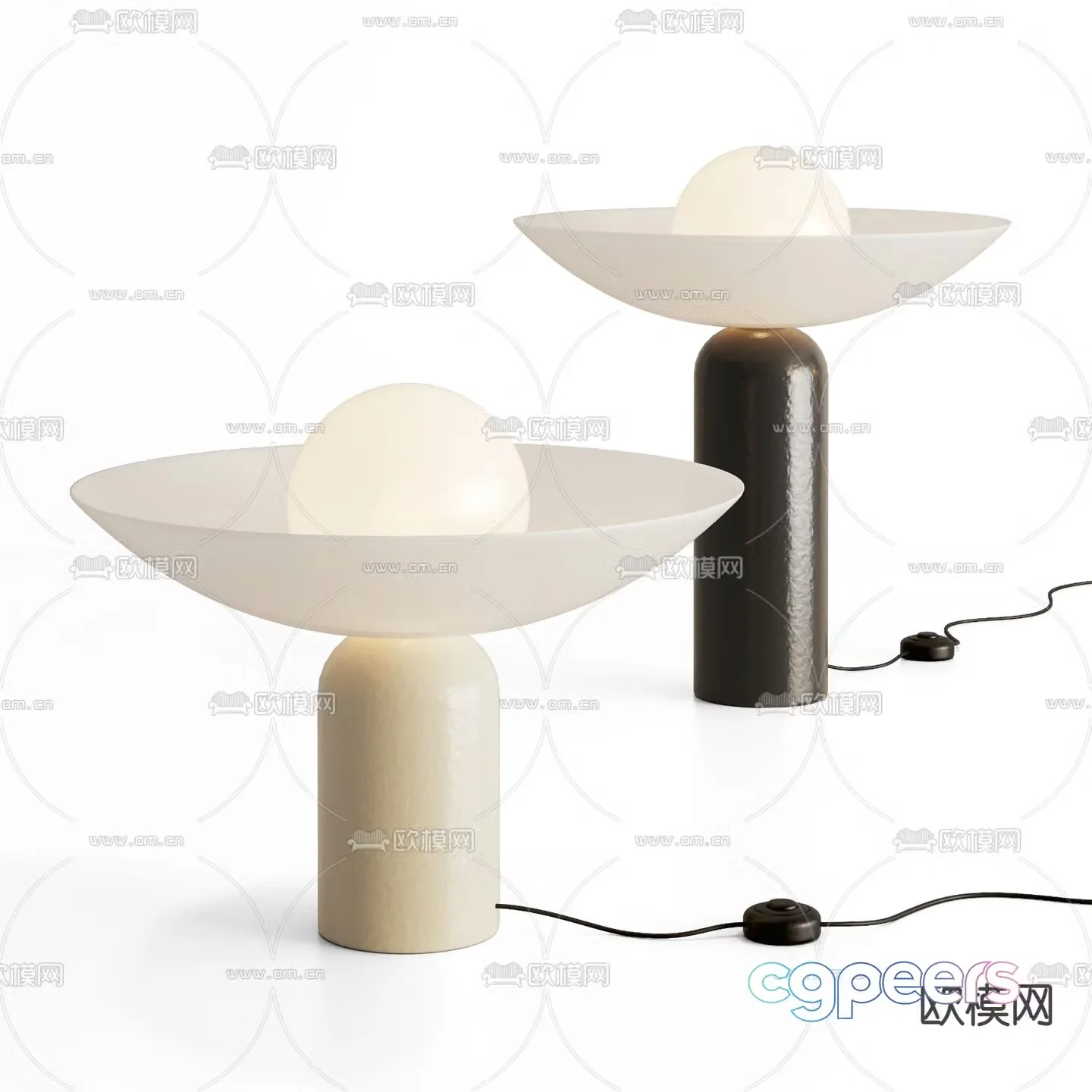 FLOS table lamp 3d model