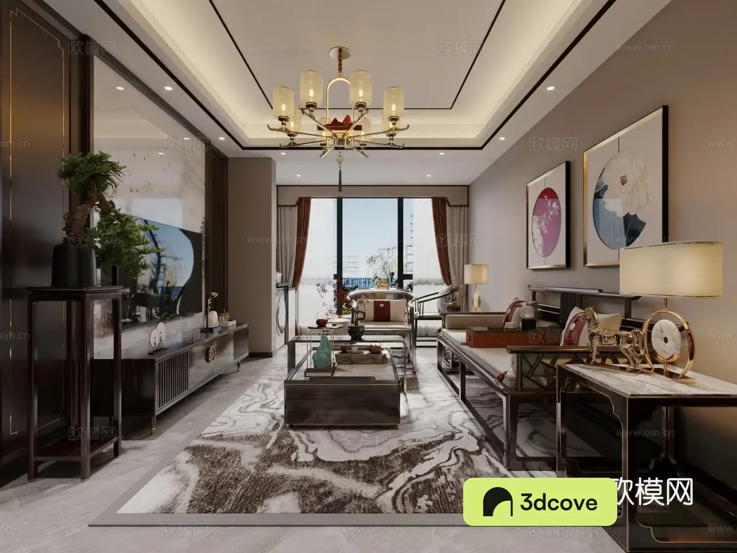 New Chinese living room