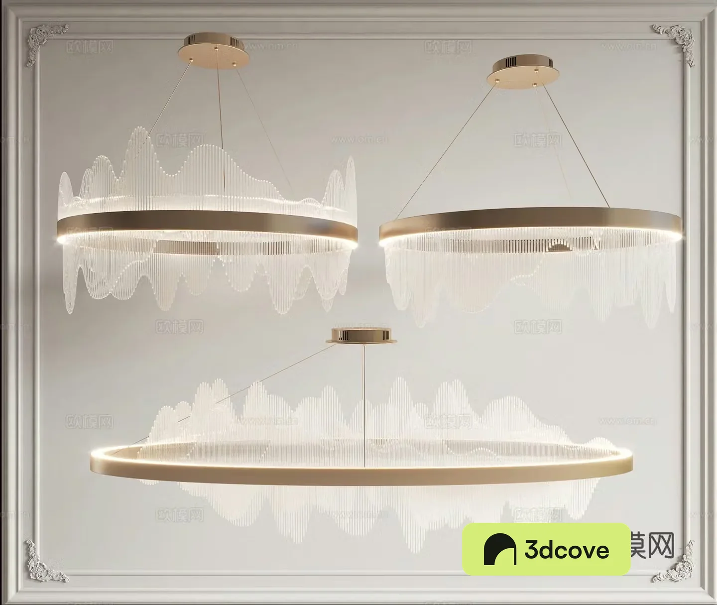 New Chinese style mountain chandelier