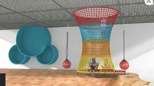 A Colorful Hanging Chair 3D Model – 11631 – VRAY Render