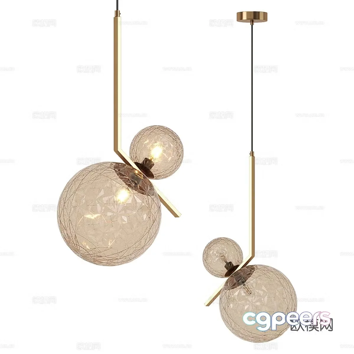 Modern simple chandeliers chandeliers simple chandeliers dining chandeliers living room chandeliers lamps 3D model