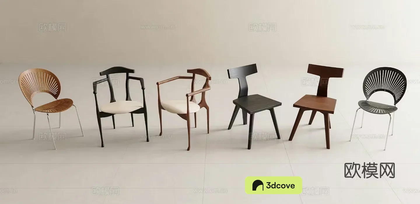 Medieval style chair dining chair shell chair