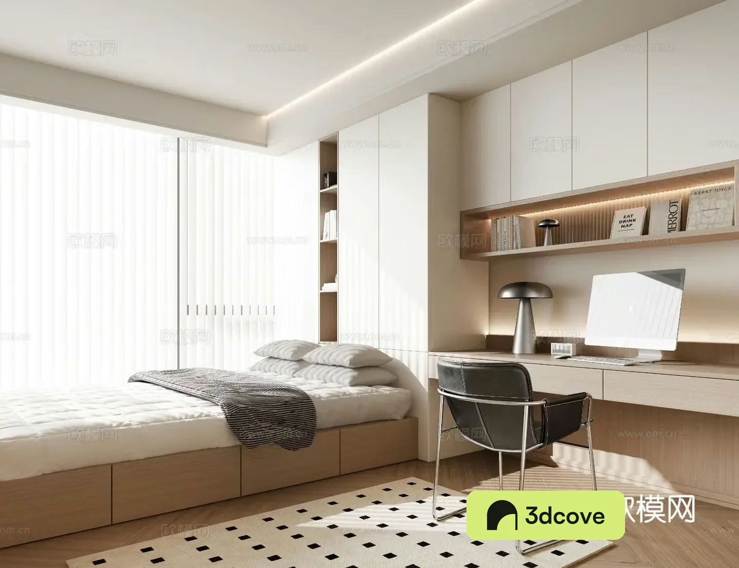 Modern tatami bedroom