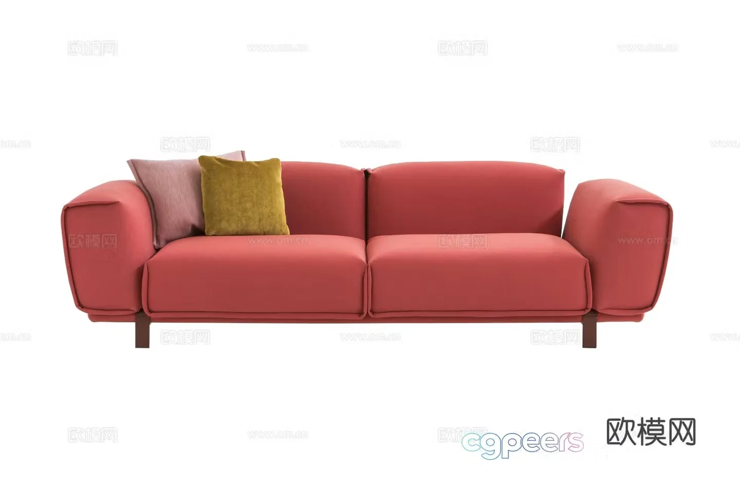 MOROSO Double sofa 3D model