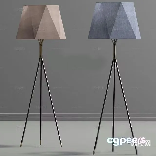 Modern art lamp floor lamp 3d model