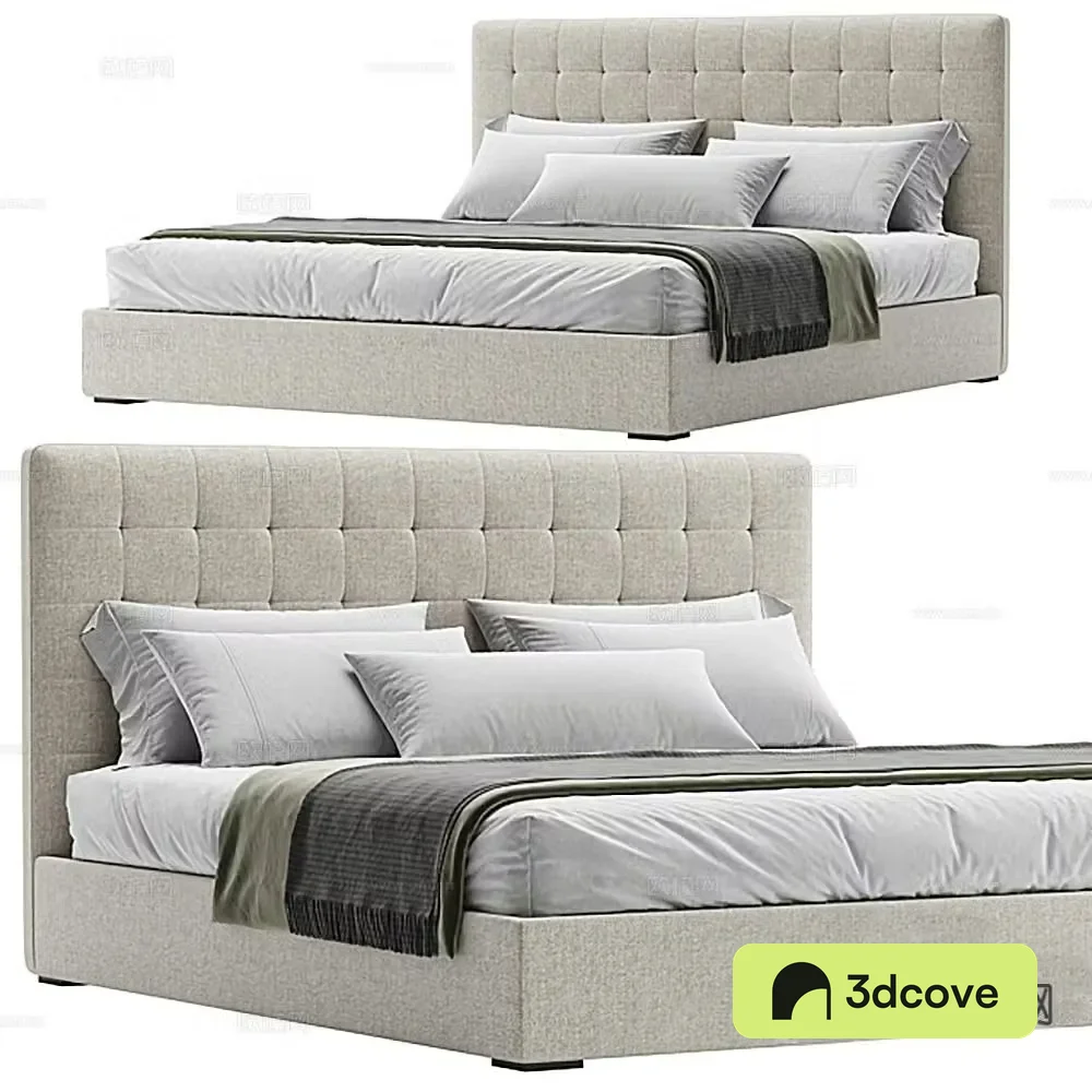 Modern double bed
