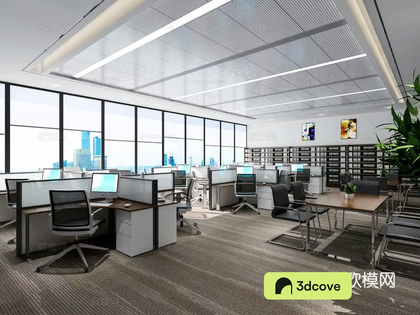 Public office area office