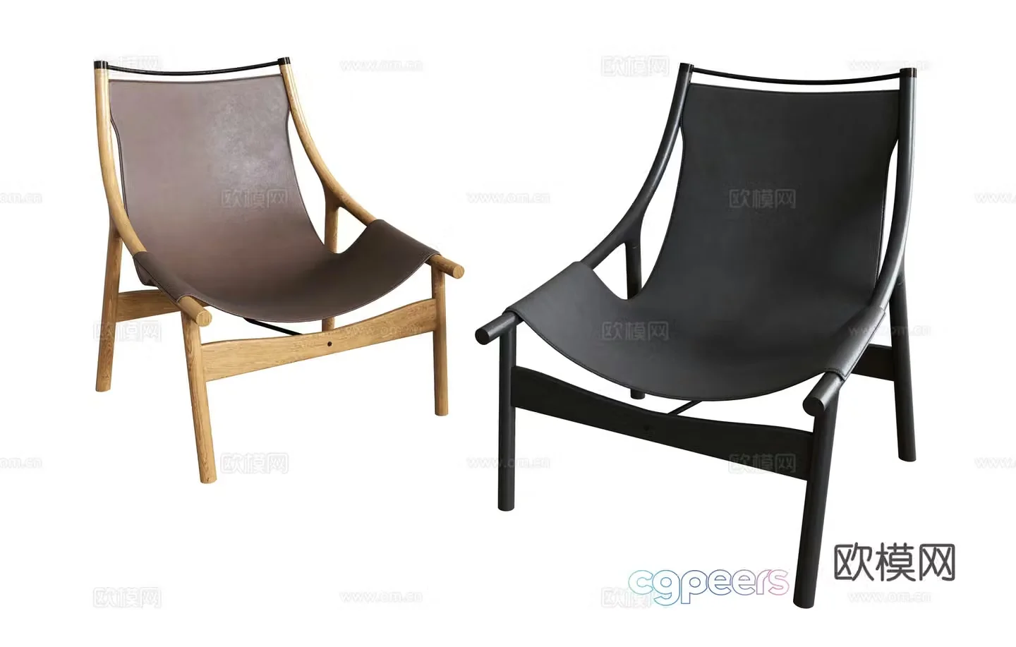 Modern leisure chair 3d model