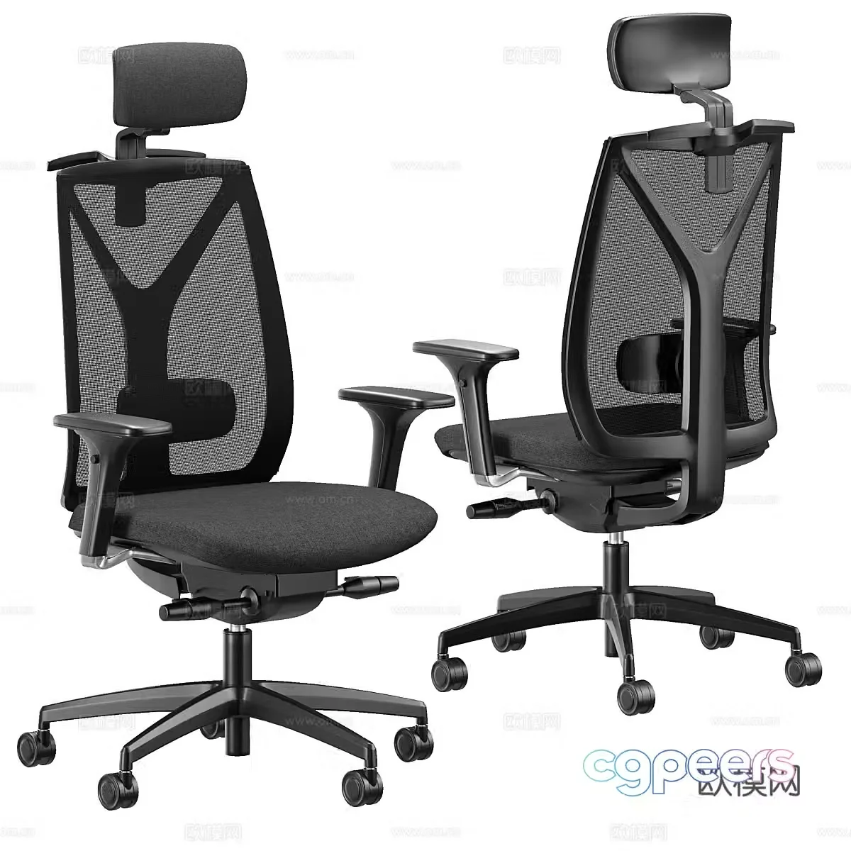 Modern office chair 3d model