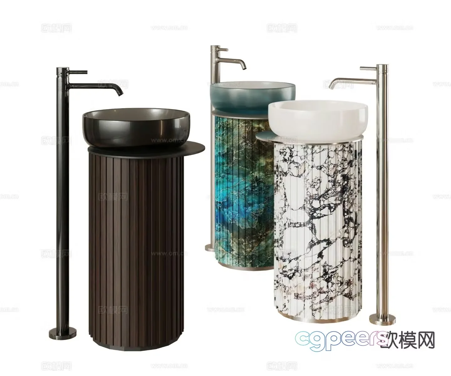 Modern sink 3d model